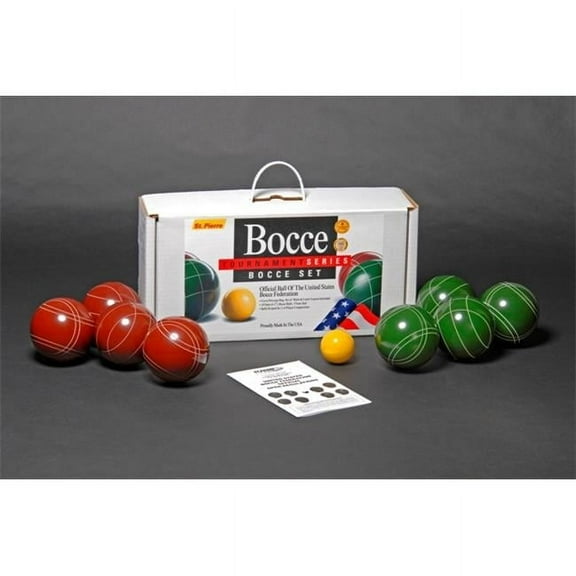 St Pierre Tournament Series Bocce Outfit with Nylon Bag