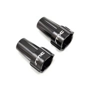 St Racing Concepts Machined Aluminum Rear Lock- Outs For Axial Scx10 Black