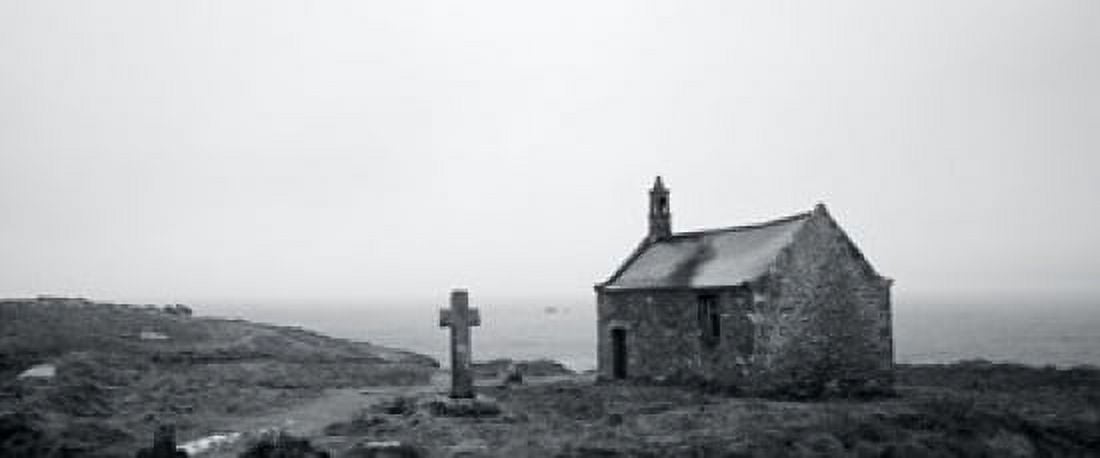 St Samson Chapel at Porspoder Finistere Brittany France Canvas Art - Panoramic Images (30 x 13)