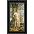 thumbnail image 1 of St Sebastian 16x24 Black Ornate Wood Framed Canvas Art by Mantegna, Andrea, 1 of 2