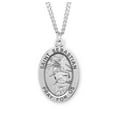 thumbnail image 1 of St. Sebastian Sterling Silver Medal Necklace, 1 of 10