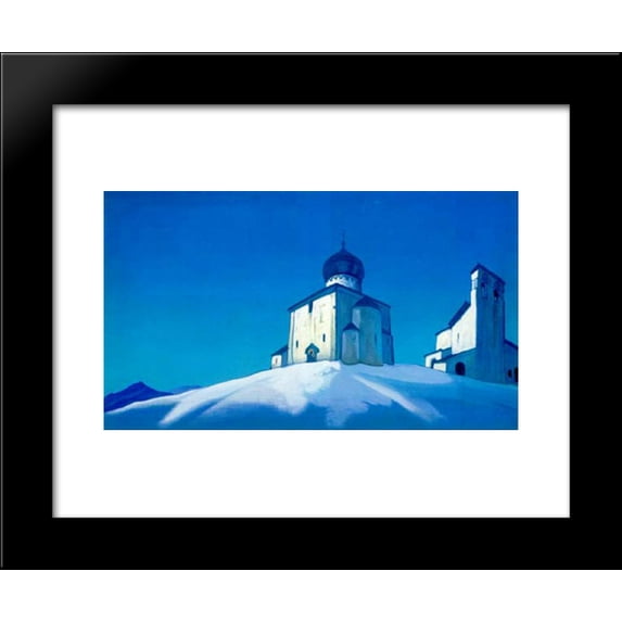 St. Sergius Hermitage 20x24 Framed Art Print by Nicholas Roerich