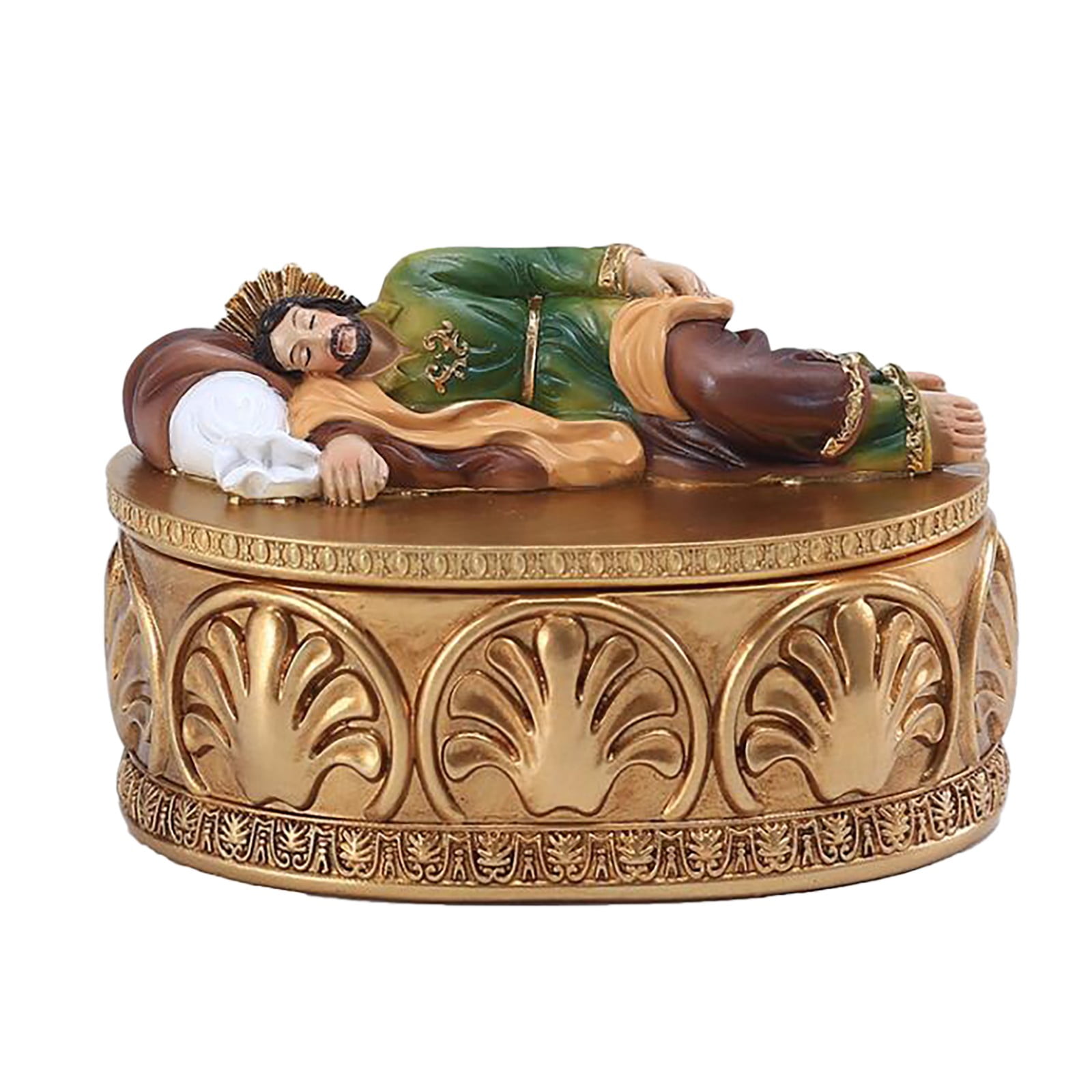 St Sleeping Statue Figurine Small Jewelry Display Musician Statues And