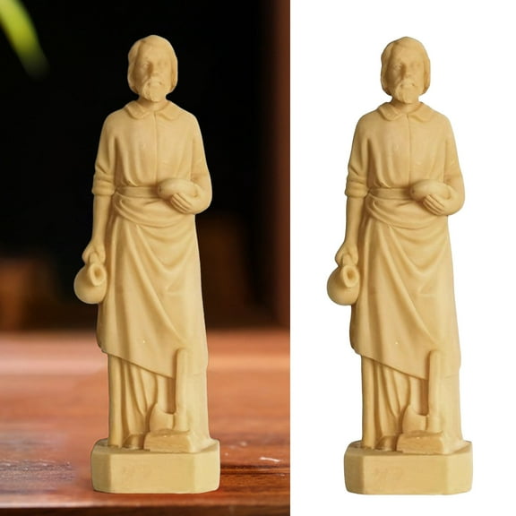 St Statue Elegant Saint Resin Sculpture for Home Figurine Display