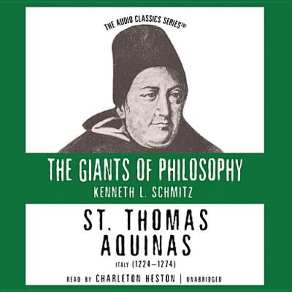 Pre-Owned St. Thomas Aquinas (Audiobook) by Kenneth L Schmitz, Charlton Heston, John Lachs