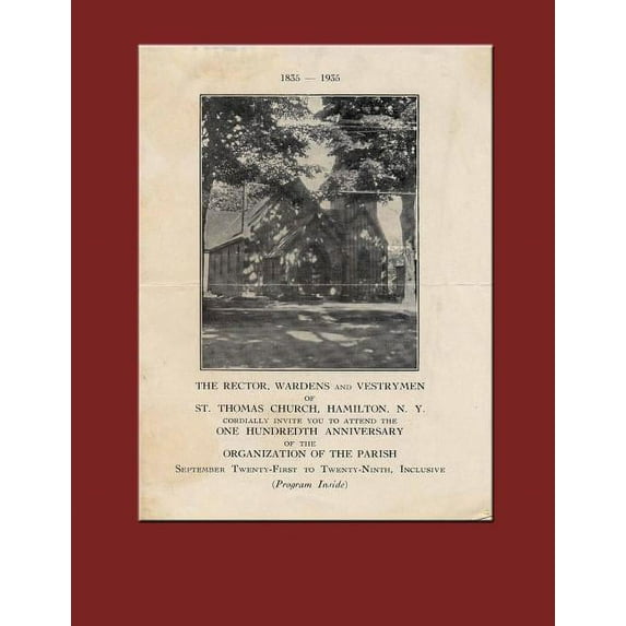 St. Thomas' Church 100th, (Paperback)
