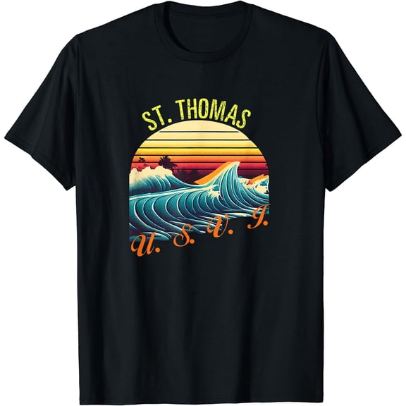 St. Thomas Retro Surf Apparel & Beachwear, St. Thomas T-Shirt