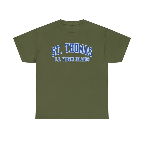 St. Thomas U.S. Virgin Islands Shirt Gifts Tshirt Crew Neck Short Sleeve