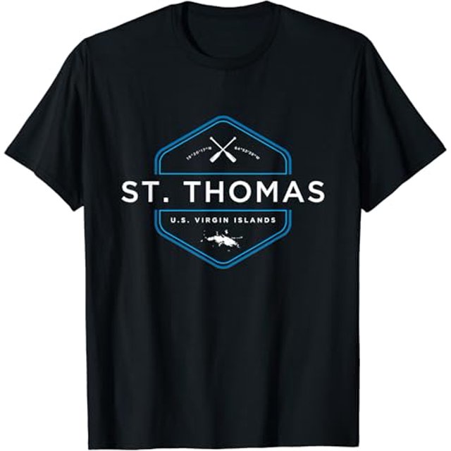 St. Thomas USVI Beach Graphic TShirt