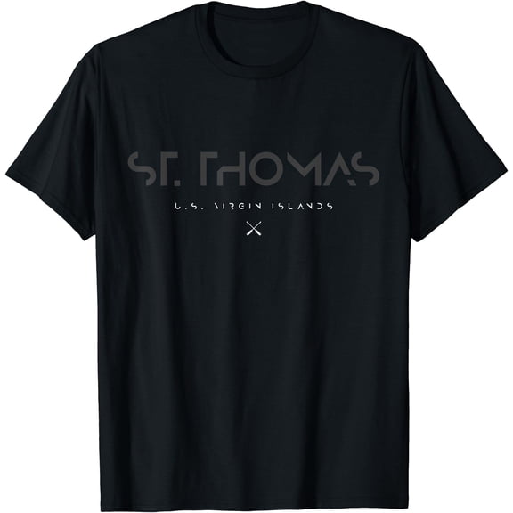 St. Thomas USVI Tonal Type T-Shirt