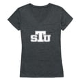 thumbnail image 1 of St. Thomas University Bobcats Women Institutional Short Sleeve T-Shirt, Heather Charcoal - Extra Large, 1 of 1