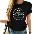 thumbnail image 1 of St. Thomas Usvi Mountains & Tropical Beach Vacation Fashionable Women’s Graphic Tees – Short Sleeve Tops with Eye-catching Print Black L, 1 of 5