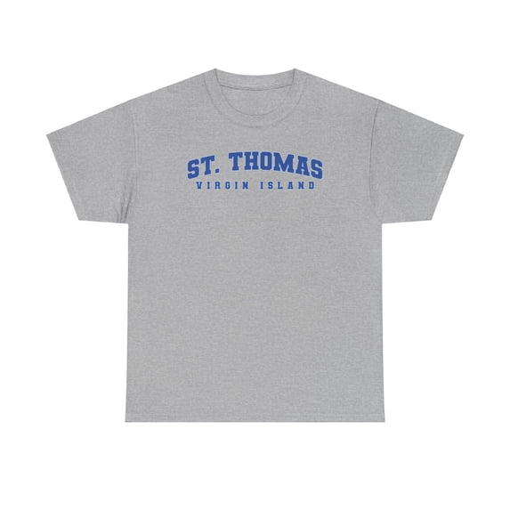 St. Thomas Virgin Island Shirt Gifts Tshirt Crew Neck Short Sleeve