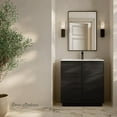 thumbnail image 1 of St. Tropez 36" Freestanding Bathroom Vanity in Black Oak with Sink Top, 1 of 9