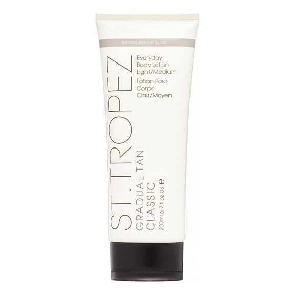 ($25 Value) St. Tropez Gradual Self Tan Everyday Body Lotion, Light/Medium, 6.7 Oz