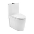 thumbnail image 1 of St. Tropez One Piece Elongated Toilet Dual Vortex™ Flush, Black Hardware, 1 of 14