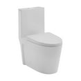 St. Tropez DualFlush High Efficiency Toilet Tank with Seat, 1.1/1.6