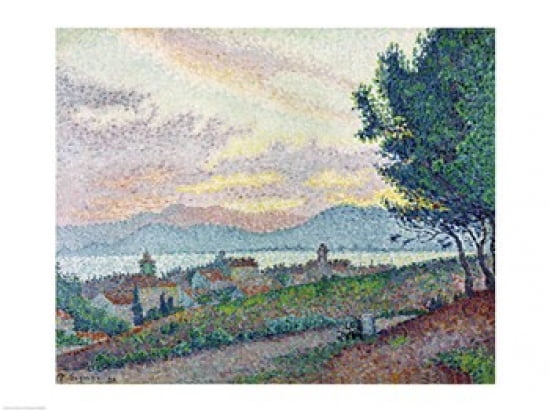 St Tropez Pinewood 1896 Canvas Art - Paul Signac (24 x 18)