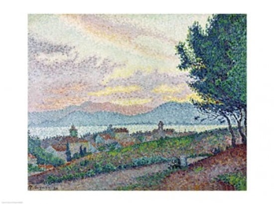 St Tropez Pinewood 1896 Canvas Art - Paul Signac (36 x 24)