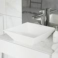 thumbnail image 1 of St. Tropez Square Ceramic Vessel Sink, 1 of 9