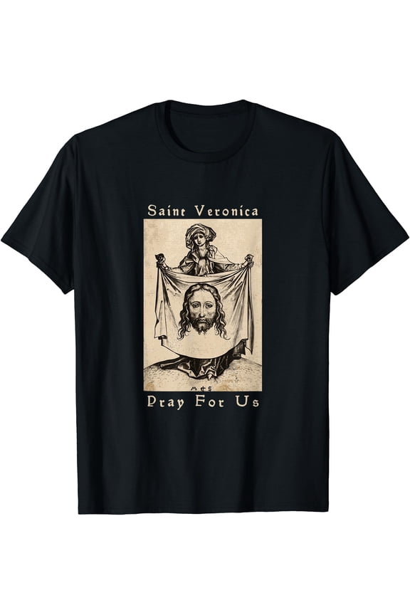 St Veronica Pray For Us Veil of Veronica T-Shirt