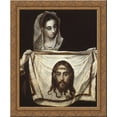 thumbnail image 1 of St. Veronica with the Holy Shroud 24x20 Gold Ornate Wood Framed Canvas Art by El Greco, 1 of 2