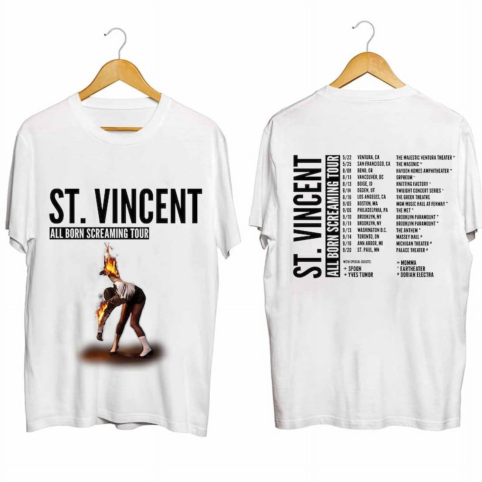 St. Vincent All Born Screaming Tour 2024 Shirt, St. Vincent Fan Shirt
