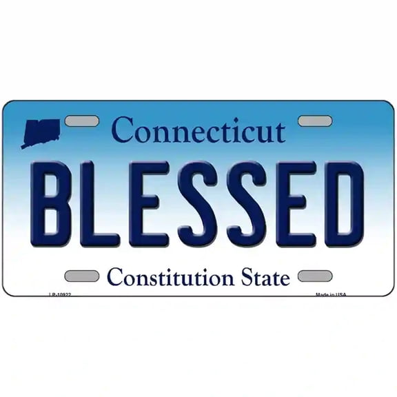 St Vincent Flag Scroll Metal Novelty License Plate 7" x 4" Motorcycle (MP)