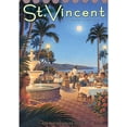 thumbnail image 1 of St Vincent & The Grenadines - Grenadine House Hotel - Vintage Travel Poster by Kerne Erickson - Master Art Print 10in x 14in, 1 of 4