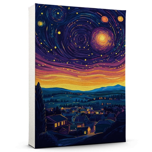 St john Travel Canvas Art Print, Caribbean Wall Canvas Starry Night, St john Canvas Painting decorCaribbean Travel Picture -97AZ1303