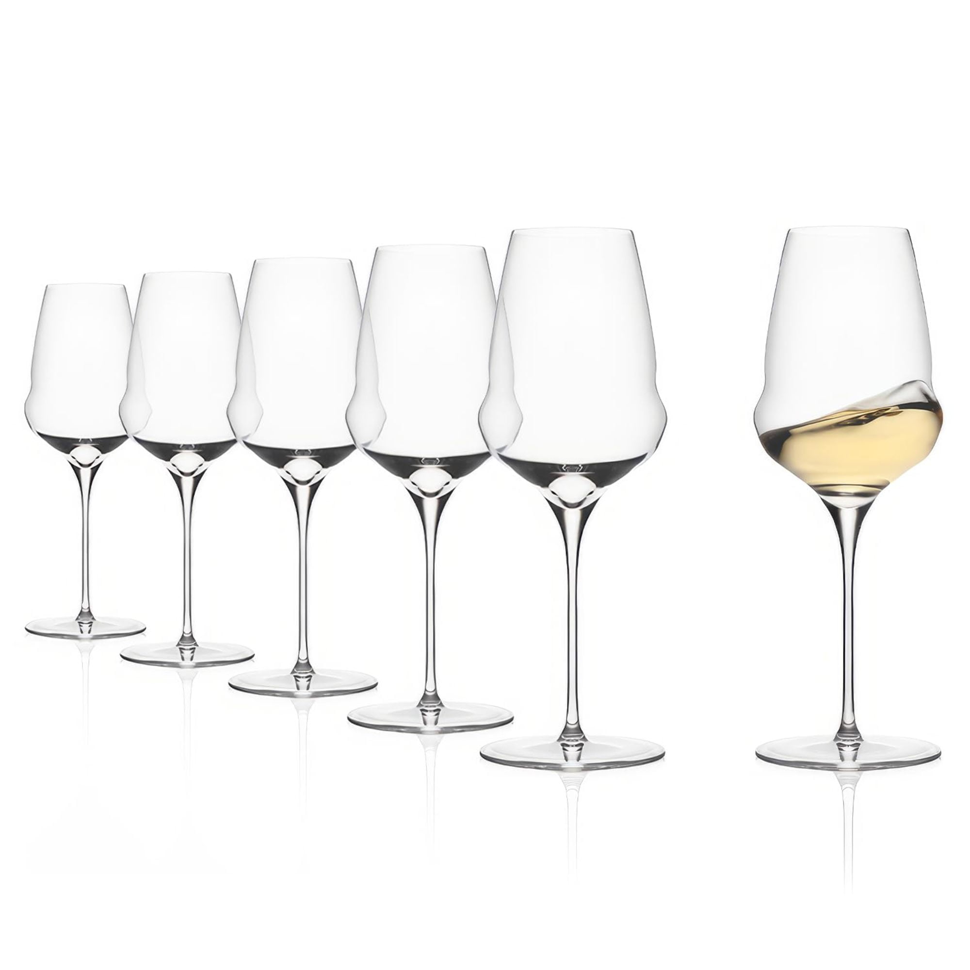 Stölzle Lausitz 16.5 oz Lead-Free Crystal White Wine Glass Set