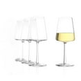 thumbnail image 1 of Stölzle Lausitz Power 13.5 Oz White Wine Glass (Set of 4) - Lead-Free Durable Glassware, Dishwasher Safe - Pulled Stem & Radiant Sparkle, Crystal Glassware Set & Bar Glassware Essentials, 1 of 9