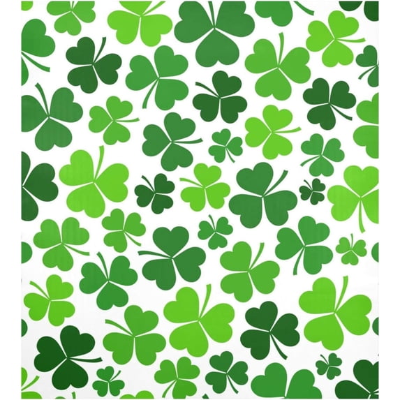 St.patrick's Day Clover Dishwasher Magnet Cover Front Door Decorative Refrigerator Covers Magnetic Sheet Sticker Wash Machine Fridge Panel Decal for Kitchen Appliance 23x26 in