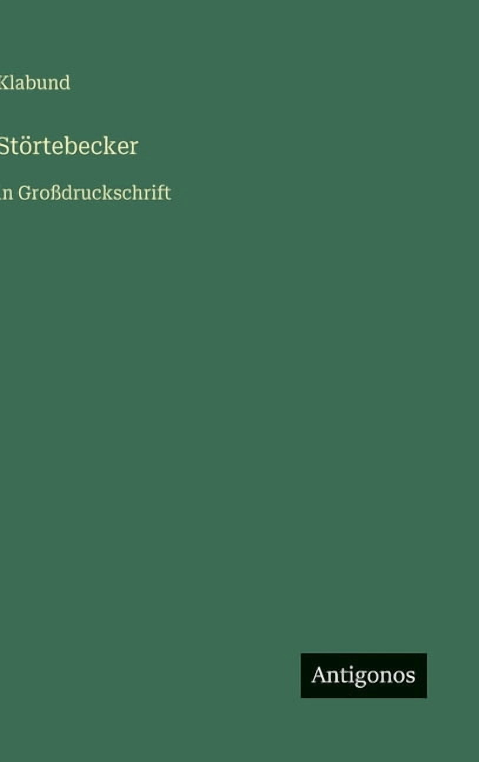 StÃ¶rtebecker: in GroÃdruckschrift, (Hardcover)