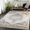thumbnail image 1 of St tropez Khaki/Cream 6'6" x 9'2" Traditional Rectangle Area Rug, 1 of 6