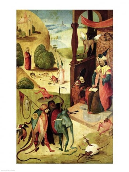 StJames and the Magician Canvas Art - Hieronymus Bosch (18 x 24)