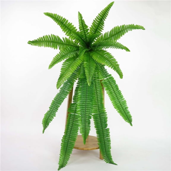 StSilkitty Artificial Persian Grass Fern Leaves Bouquet Fake Plants for Home Office Decor Realistic Silk Flowers Indoor Outdoor Wedding Centerpiece Decorations