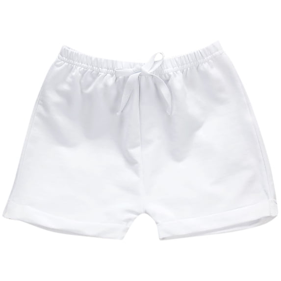 StSilkitty Athletic Shorts for Boys Girls Cotton Elastic Waist Drawstring Workout Shorts Solid Color Lightweight Gym Shorts