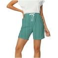 thumbnail image 1 of StSilkitty Athletic Shorts for Womens Summer Outdoor Running Shorts Solid Color High Waist Drawstring Shorts, 1 of 5