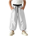 thumbnail image 1 of StSilkitty Baggy Sweatpants for Boys Girls High Waisted Elastic Drawstring Workout Pants with Pocket Running Athletic Joggers, 1 of 6