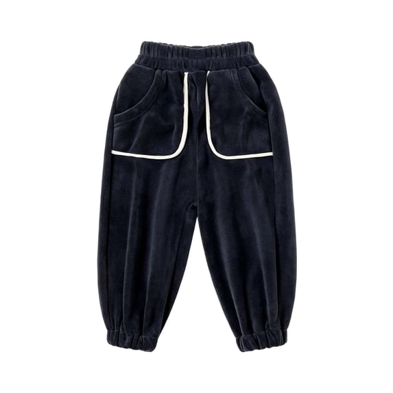 StSilkitty Boys Girls Fleece Sweatpants Elastic Waist Workout Joggers Athletic Running Sweat Pants with Pockets Size 2-12
