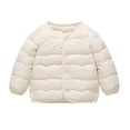 thumbnail image 1 of StSilkitty Boys Girls Puffer Jacket Long Sleeve Button down Jacket Coat with Pockets Fall Winter Warm Outerwear, 1 of 4