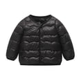 thumbnail image 1 of StSilkitty Boys Girls Puffer Jacket Long Sleeve Button down Jacket Coat with Pockets Fall Winter Warm Outerwear, 1 of 4