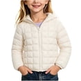 thumbnail image 1 of StSilkitty Boys Girls Puffer Jacket Zip up Long Sleeve Hooded Jacket Coat Fall Winter Warm Outerwear with Pockets, 1 of 7