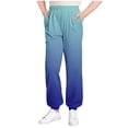thumbnail image 1 of StSilkitty Boys Girls Sweatpants Gradient Color High Waisted Elastic Sweat Pants with Pockets Running Athletic Joggers, 1 of 6