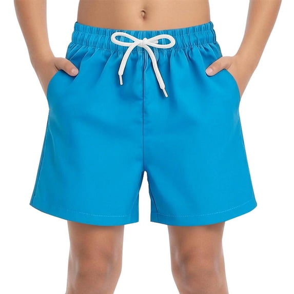 StSilkitty Boys Girls Workout Shorts Mid Waist Drawstring Elastic Sweat Shorts Lightweight Athletic Shorts with Pockets