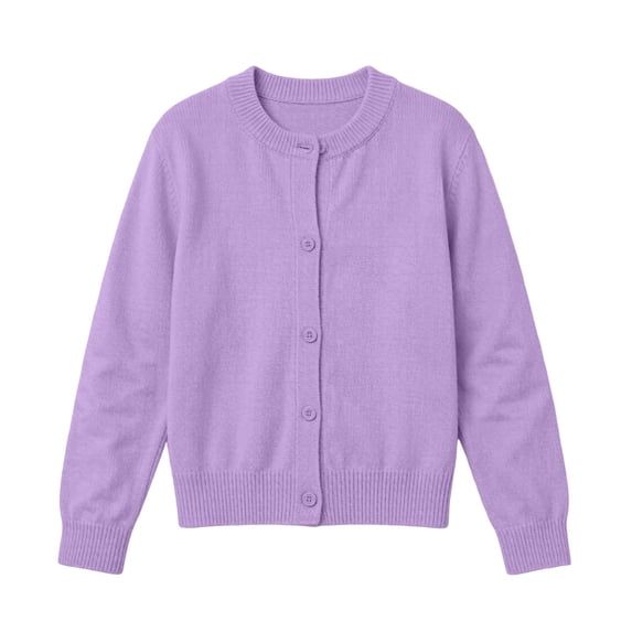 StSilkitty Button down Cardigan for Boys Girls Solid Color Long Sleeve School Uniform Sweater Lightweight Soft Comfy Sweaters Tops