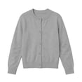 thumbnail image 1 of StSilkitty Button down Cardigan for Boys Girls Solid Color Long Sleeve School Uniform Sweater Lightweight Soft Comfy Sweaters Tops, 1 of 9
