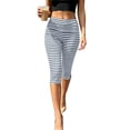 thumbnail image 1 of StSilkitty Capri Leggings for Women Striped High Waisted Stretch Cropped Yoga Pants Lightweight Breathable Casual Capris, 1 of 7