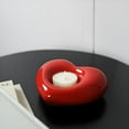 thumbnail image 1 of StSilkitty Ceramic Heart-Shaped Candle Holders 4.5In Valentines Day Decorative Candle Holders Suitable for Party Wedding Decoration Valentines Day Gifts, 1 of 6